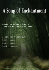 A Song of Enchantment SATB choral sheet music cover